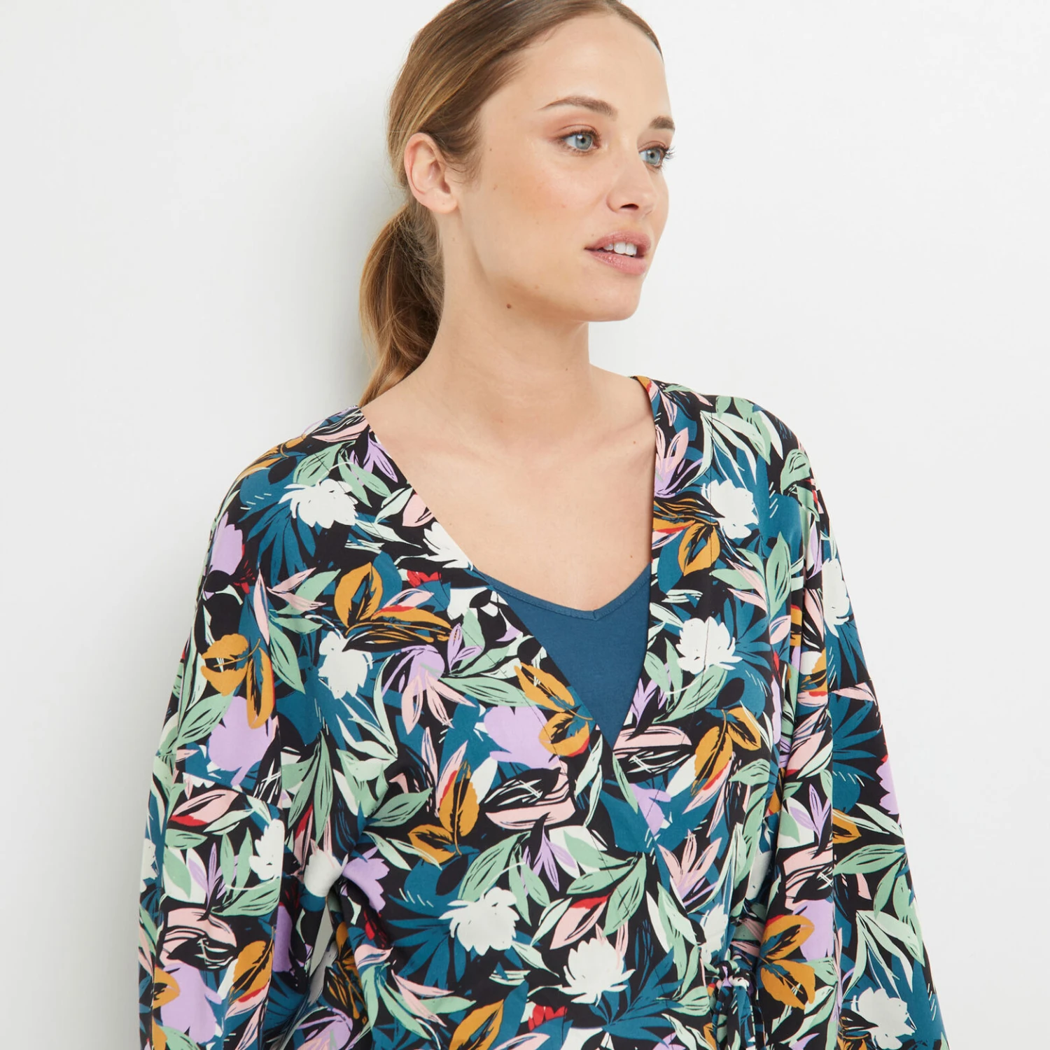 DESHABILLE MULTICO BLEU 4 DESHABILLE MULTICO BLEU – Image 2