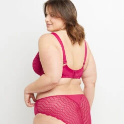 SOUTIEN-GORGE GRANDS BONNETS FUCHSIA -Triumph Soldes 20031400 D