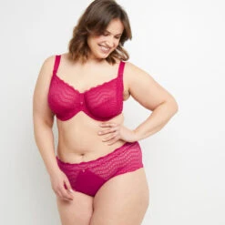 SHORTY DENTELLE FUCHSIA 7 SHORTY DENTELLE FUCHSIA -Triumph Soldes 20031700 D