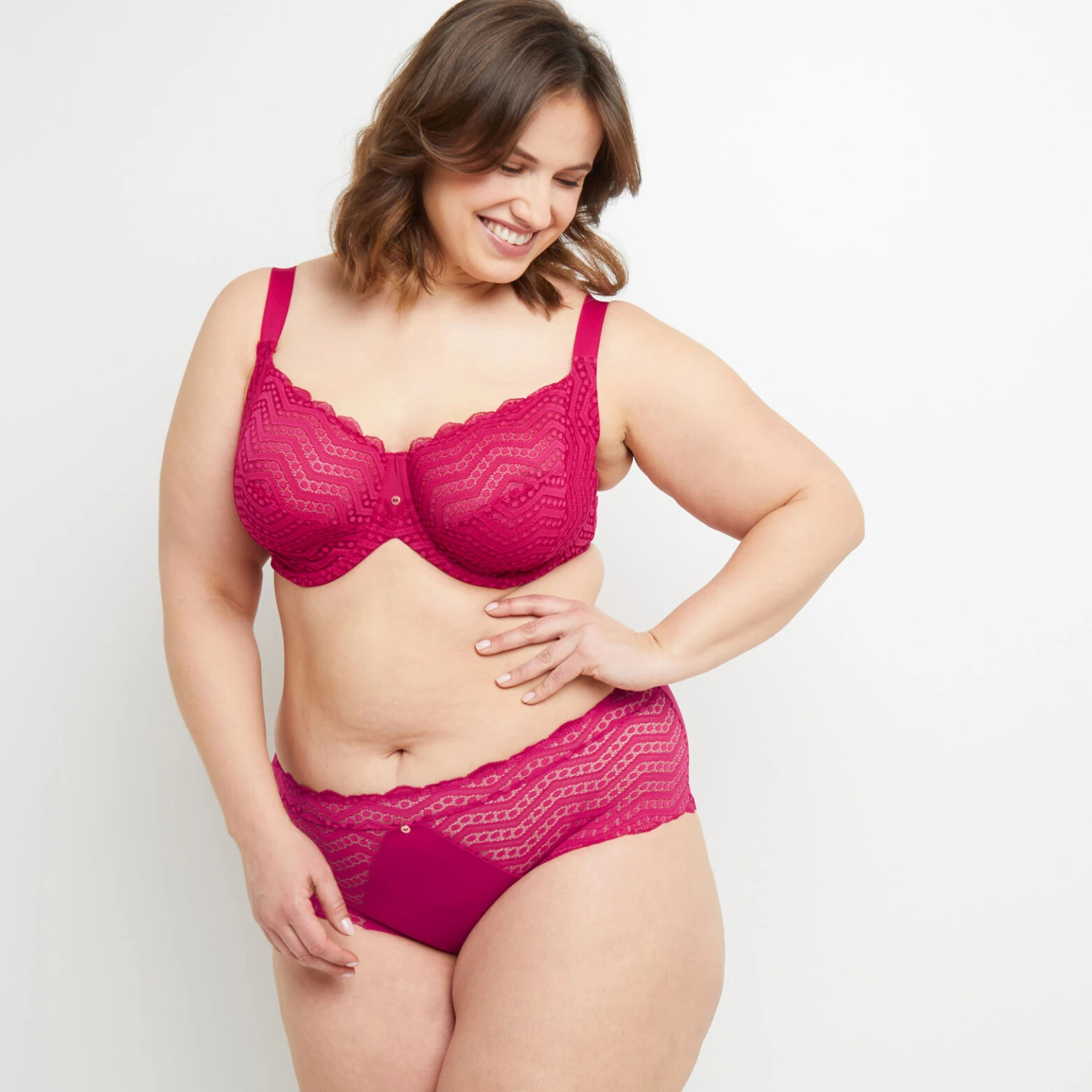 SHORTY DENTELLE FUCHSIA 5 SHORTY DENTELLE FUCHSIA – Image 3