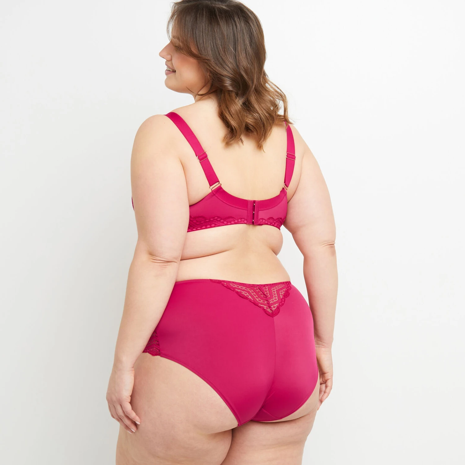 SHORTY DENTELLE FUCHSIA 4 SHORTY DENTELLE FUCHSIA – Image 2