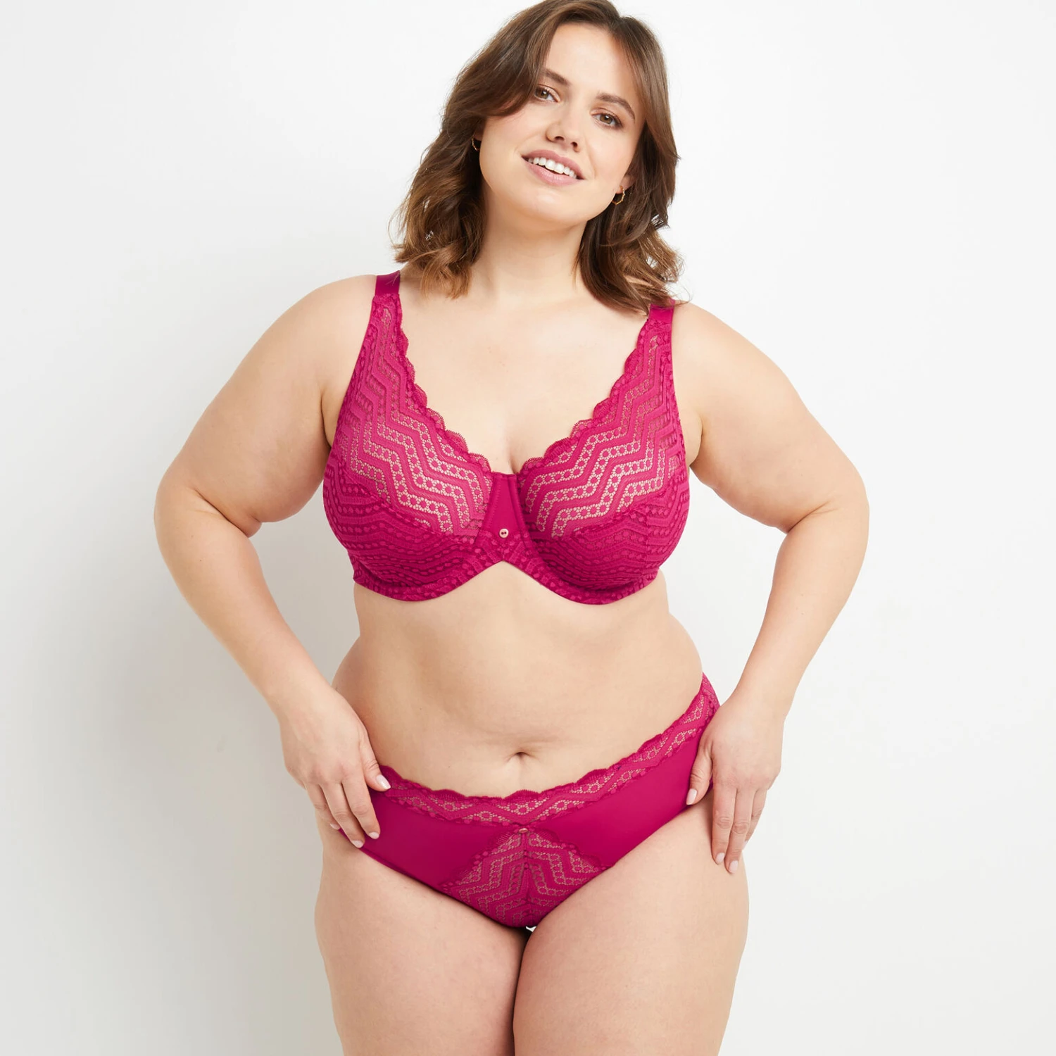 CULOTTE DENTELLE FUCHSIA 5 CULOTTE DENTELLE FUCHSIA – Image 3