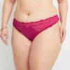 TANGA DENTELLE FUCHSIA -Triumph Soldes 20031900 F