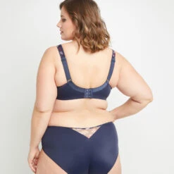 Blanche SOUTIEN-GORGE GRANDS BONNETS MULTICO BLEU -Triumph Soldes 20032000 D gt