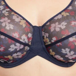 Blanche SOUTIEN-GORGE GRANDS BONNETS MULTICO BLEU -Triumph Soldes 20032000 Z gt