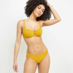 MAILLOT DE BAIN SLIP MIDI JAUNE -Triumph Soldes 20040500 D