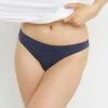 TANGA MICROFIBRE DENTELLE MARINE -Triumph Soldes 20041902 F