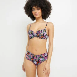 MAILLOT DE BAIN CULOTTE HAUTE NOIR -Triumph Soldes 20045300 D