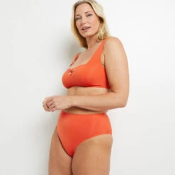 Lisa MAILLOT DE BAIN CULOTTE HAUTE ORANGE -Triumph Soldes 20045802 C