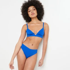 Lisa MAILLOT DE BAIN SLIP HIGH LEG BLEU ROI -Triumph Soldes 20047100 C