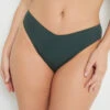 Lisa MAILLOT DE BAIN SLIP HIGH LEG VERT FONCE 1 Lisa MAILLOT DE BAIN SLIP HIGH LEG VERT FONCE -Triumph Soldes 20047101 F