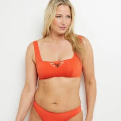 Lisa MAILLOT DE BAIN BRASSIERE ORANGE -Triumph Soldes 20049202 C