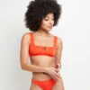 Lisa MAILLOT DE BAIN BRASSIERE ORANGE 1 Lisa MAILLOT DE BAIN BRASSIERE ORANGE -Triumph Soldes 20049202 F