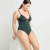 Lisa MAILLOT DE BAIN 1 PIECE TRIANGLE VERT FONCE 2 Lisa MAILLOT DE BAIN 1 PIECE TRIANGLE VERT FONCE -Triumph Soldes 20049701 F