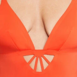 Lisa MAILLOT DE BAIN 1 PIECE TRIANGLE ORANGE -Triumph Soldes 20049702 Z