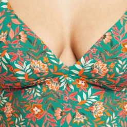 MAILLOT DE BAIN TANKINI VERT -Triumph Soldes 20050300 Z