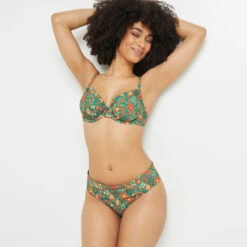 MAILLOT DE BAIN SLIP MAXI VERT -Triumph Soldes 20050500 D