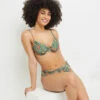 MAILLOT DE BAIN CORBEILLE VERT