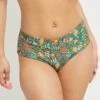 MAILLOT DE BAIN CULOTTE HAUTE VERT