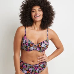 MAILLOT DE BAIN AMPLI EMBOITANT NOIR -Triumph Soldes 20055300 C