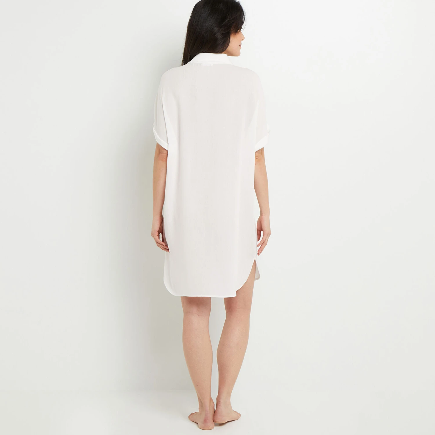 TUNIQUE BEACHWEAR BLANC 6 TUNIQUE BEACHWEAR BLANC – Image 4