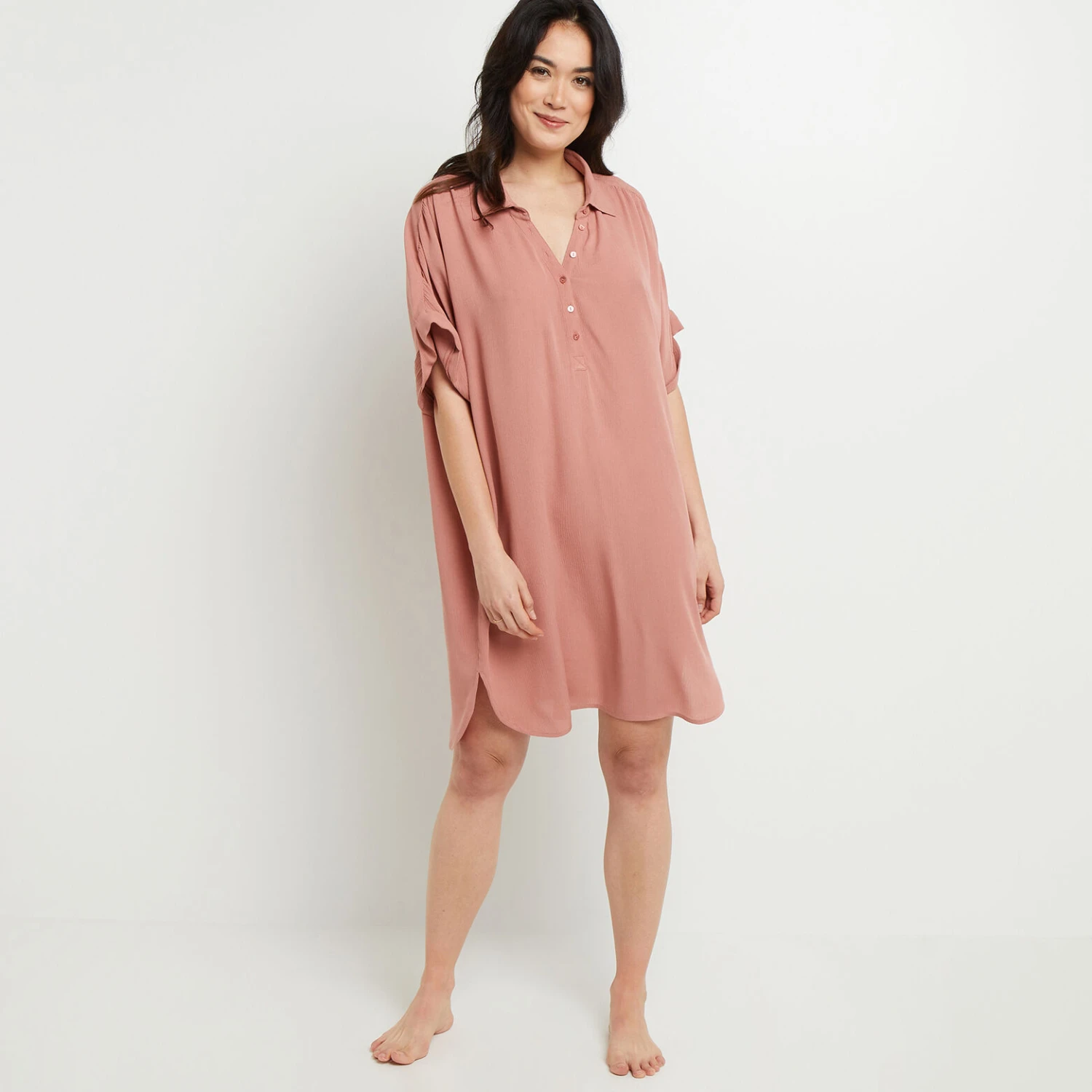 TUNIQUE BEACHWEAR ROSE 3 TUNIQUE BEACHWEAR ROSE