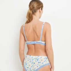 SOUTIEN-GORGE EMBOITANT MULTICO BLANC -Triumph Soldes 20061100 D