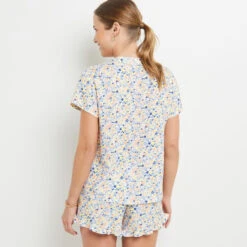 CHEMISE IMPRIME MULTICO BLEU -Triumph Soldes 20065500 D