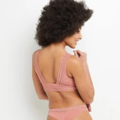 SOUTIEN-GORGE SANS ARMATURES ROSE -Triumph Soldes 20067300 D
