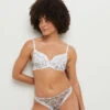 SOUTIEN-GORGE AMPLI EMBOITANT MULTICO BLANC -Triumph Soldes 20068500 F