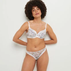 TANGA IMPRIME MULTICO BLANC -Triumph Soldes 20068900 D