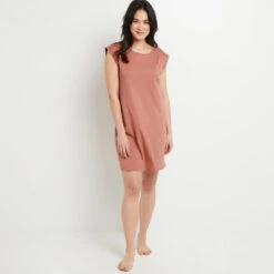 NUISETTE MANCHES COURTES COTONi ROSE
