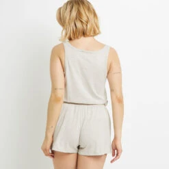 SHORT COTON BEIGE 7 SHORT COTON BEIGE -Triumph Soldes 20071502 D