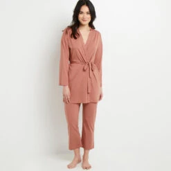 DESHABILLE COTON ROSE