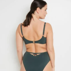 Lisa MAILLOT DE BAIN GRANDS BONNETS VERT FONCE -Triumph Soldes 20075701 D gt