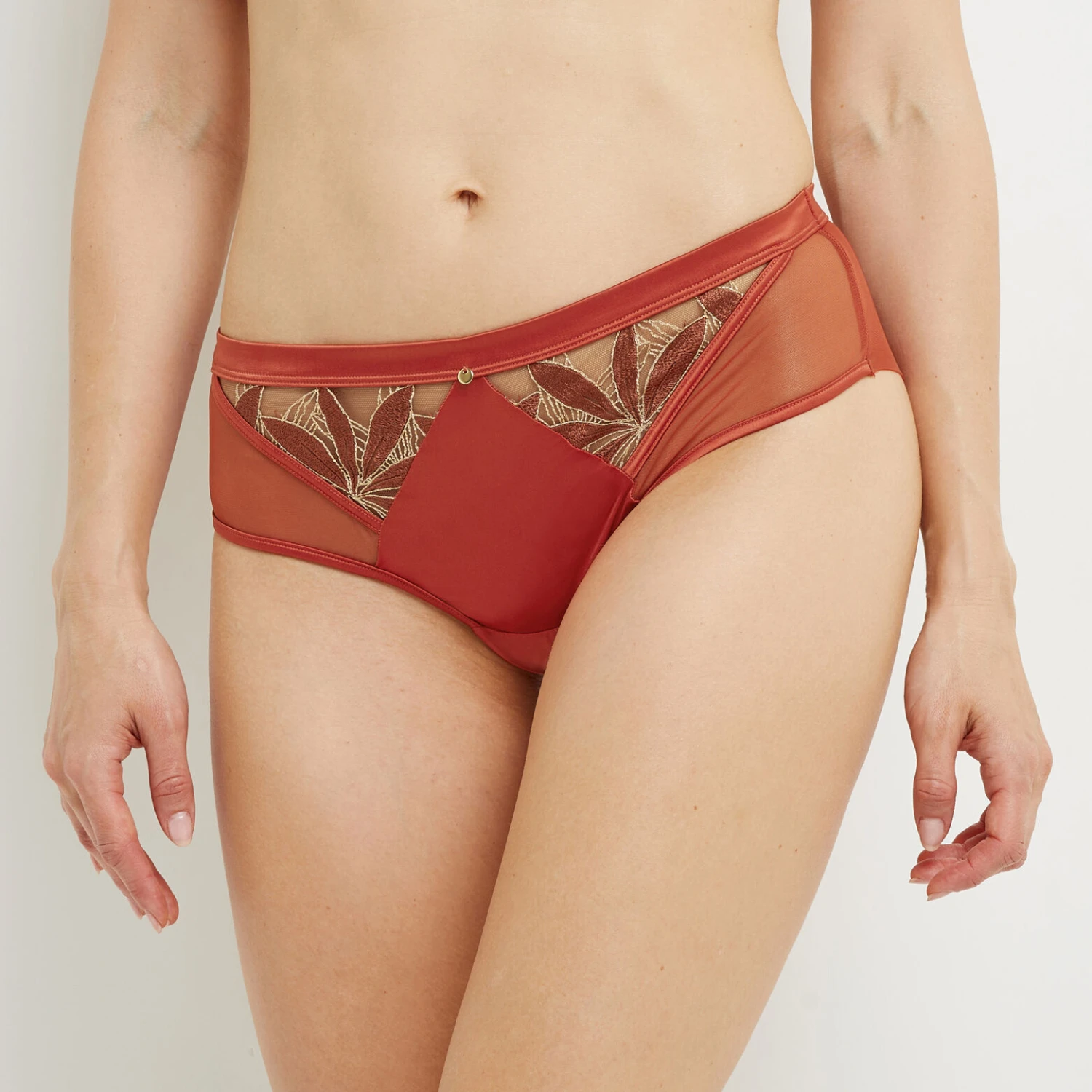 SHORTY TULLE BRODE MULTICO ORANGE 3 SHORTY TULLE BRODE MULTICO ORANGE