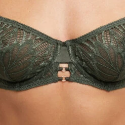Celine SOUTIEN-GORGE CORBEILLE DENTELLE KAKI -Triumph Soldes 20076800 Z