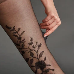 COLLANT FANTAISIE 20D NOIR -Triumph Soldes 40132900 D