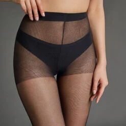 COLLANT FANTAISIE 20D NOIR -Triumph Soldes 40132900 Z