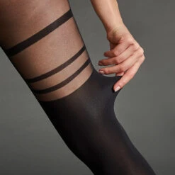 COLLANT FANTAISIE 60D NOIR -Triumph Soldes 40133600 D