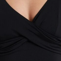 MAILLOT DE BAIN 1 PIECE EMBOITANT NOIR -Triumph Soldes 42585700 Z