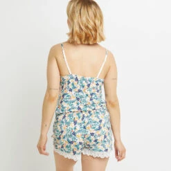 SHORT VISCOSE BLANC/VERT 7 SHORT VISCOSE BLANC/VERT -Triumph Soldes 43187003 D