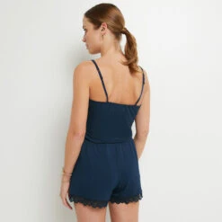 SHORT VISCOSE MARINE -Triumph Soldes 43187004 D