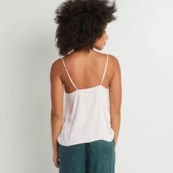 TOP BRETELLES VISCOSE IVOIRE -Triumph Soldes 43193100 D