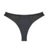 Tanga Microfibre Et Tulle NOIR -Triumph Soldes 77001900 F