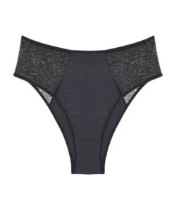 Culotte Haute Microfibre Et Tulle NOIR -Triumph Soldes 77002400 Z