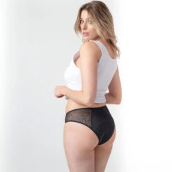 Culotte Menstruelle Flux Moyen NOIR -Triumph Soldes 77012600 Z