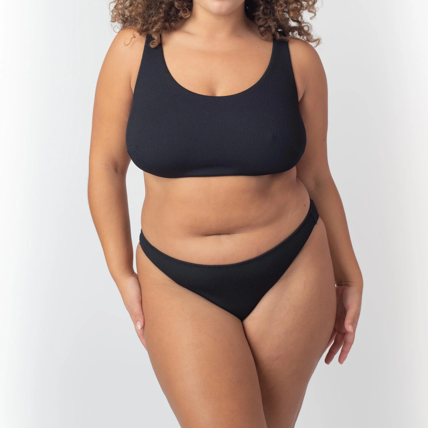 BRASSIERE MAILLE GAUFREE NOIR 6 BRASSIERE MAILLE GAUFREE NOIR – Image 4